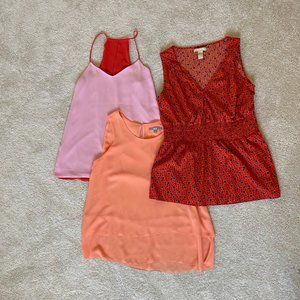 Uniqlo, Banana Republic, Express Flowy Tank Bundle